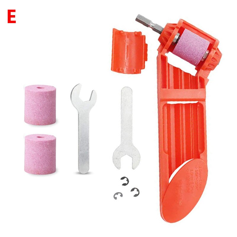2.0-12.5mm Portable Drill Bit Sharpener Corundum Grinding Wheel Bit Tool Twist Drill Bit Sharpening Machine Grinder Wheel Tool: E