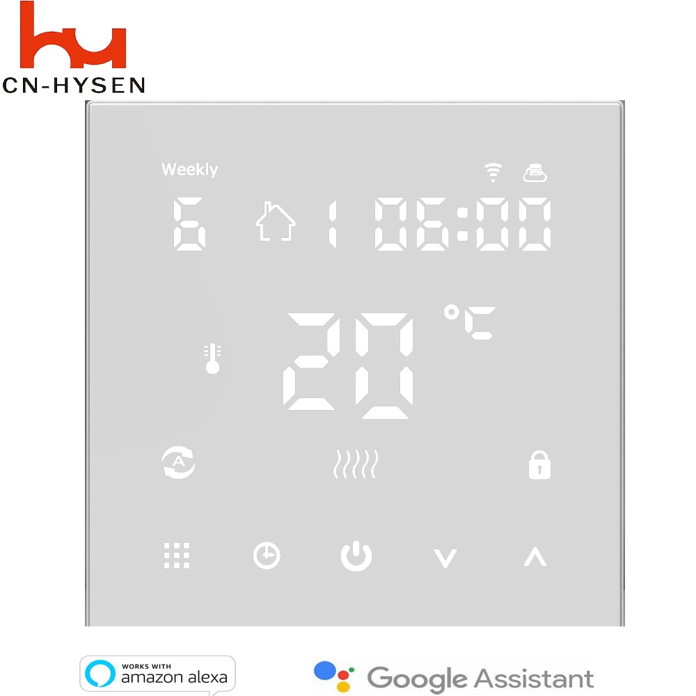 Wifi termostato digital temperaturregulator wifi termostat app kontrol programmerbar elektrisk gulvvarme termostat wifi