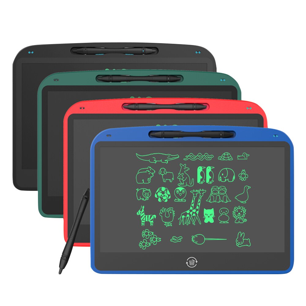 8.5/13.5 inch Mini LCD Writing Tablet Student Graffiti Kids Partially Erasable Colorful Notepad Doodling Drafting Graphics Board