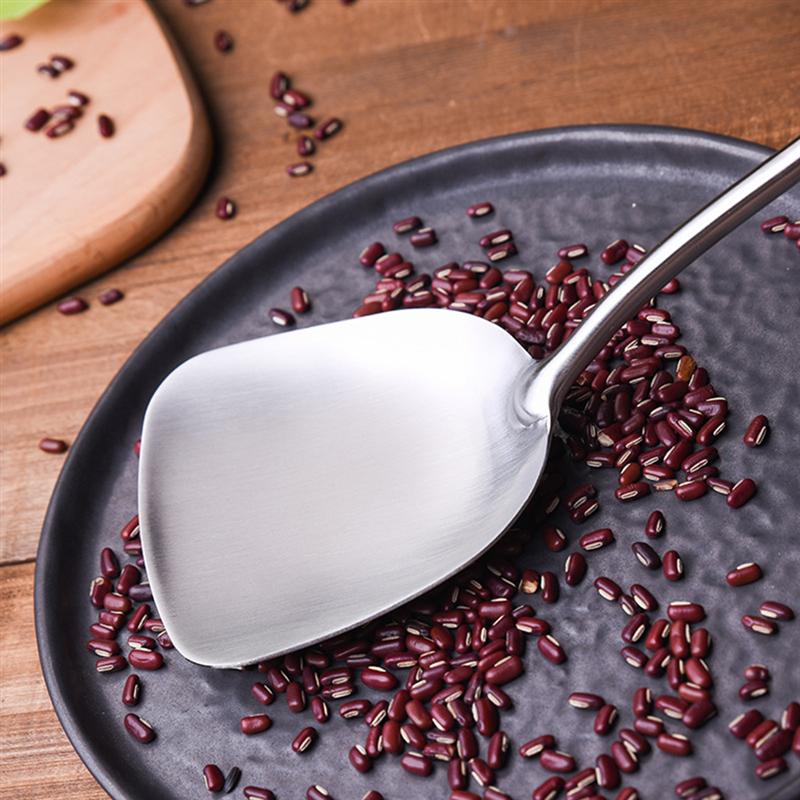 Spatule Wok en acier inoxydable 304, Non magnétique, retourneur de Wok, pour remuer et frire, pour la cuisine, 1 pièce
