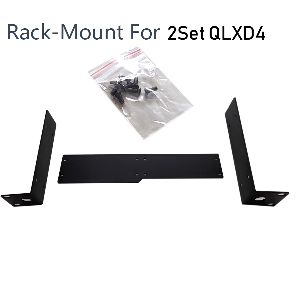 Leicozic Rack-Mount-Zubehör für QLXD4 EW135G3 EW135G4 EW300G3 EW500G3 Pro Drahtloses Mikrofon Microfono Rackmount-Empfänger