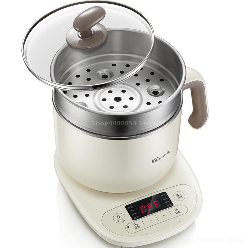 2 layers electric cooker pot Multi Cookers PP &amp; stainless steel Firepower adjustable with Touch panel 1.2L C12U1