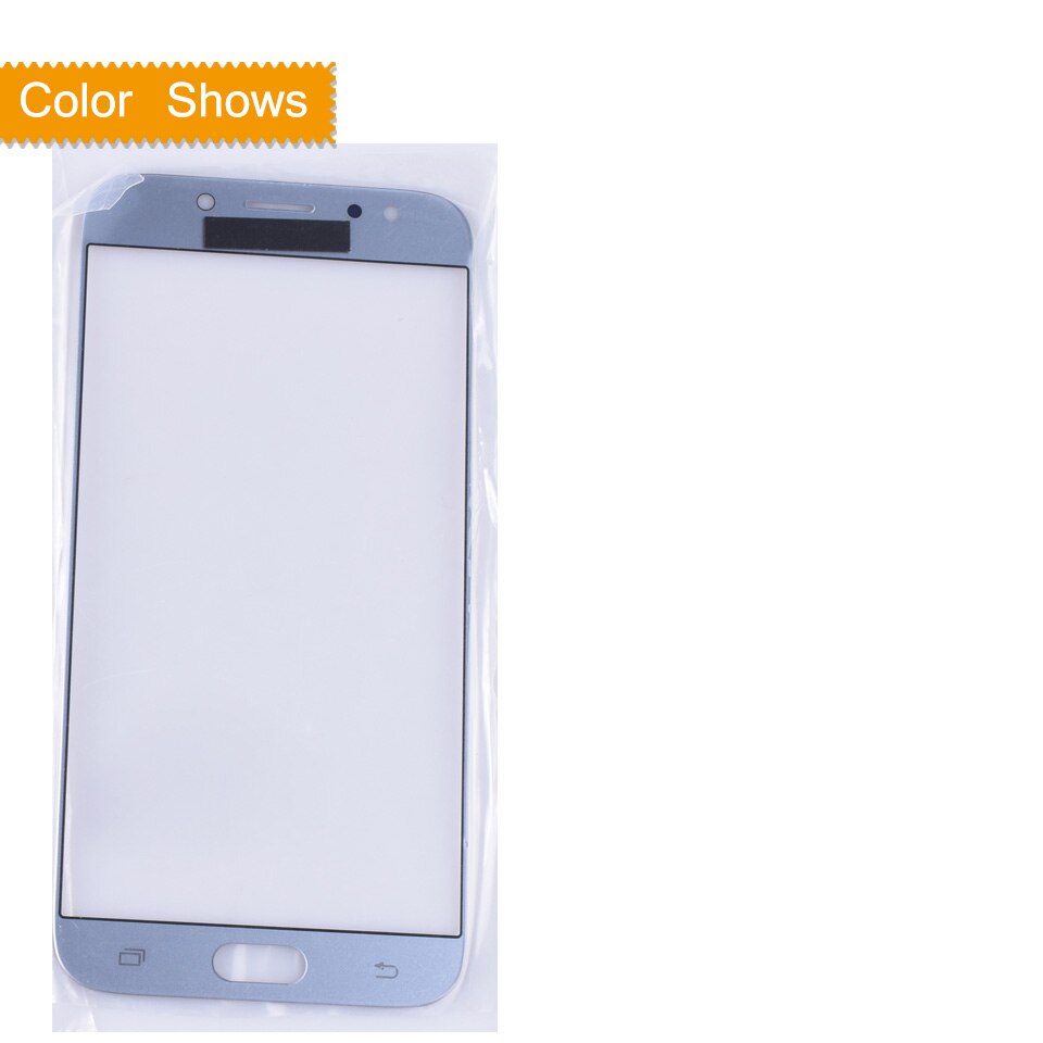For Samsung Galaxy J7 Pro J730 J730F SM-J730F SM-J730G/DS Touch Screen Front Glass Panel TouchScreen LCD Outer Lens j7: blue no gift