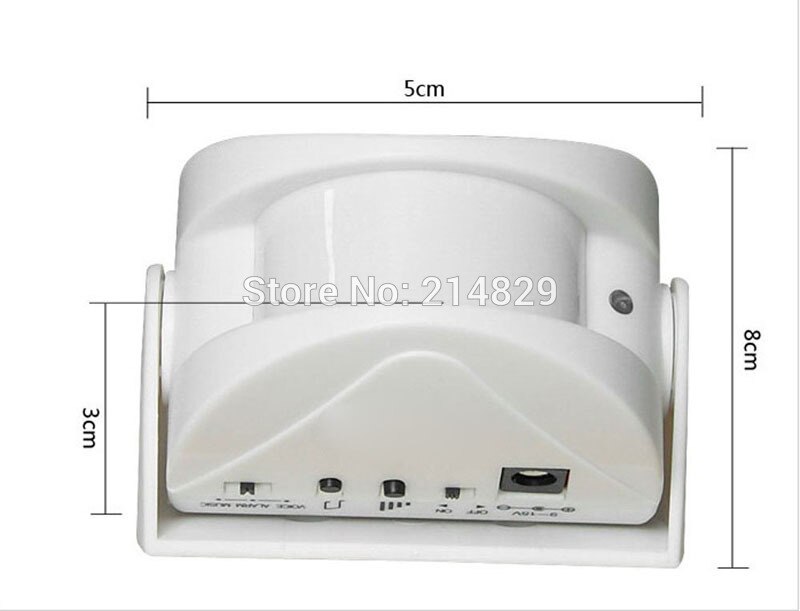Wireless Door Bell Infrared 8m Welcome Guest Alarm Chime Motion Sensor Detector for Shop Home Store 32 Different Melodies