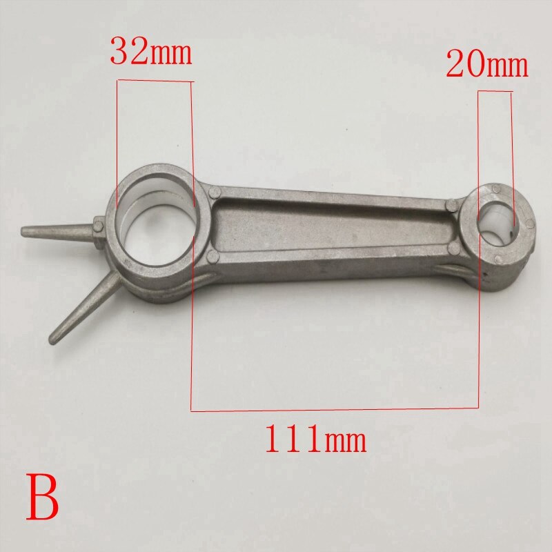 Air Compressor Connecting Rod Silver Tone Aluminum Alloy For Air compressor