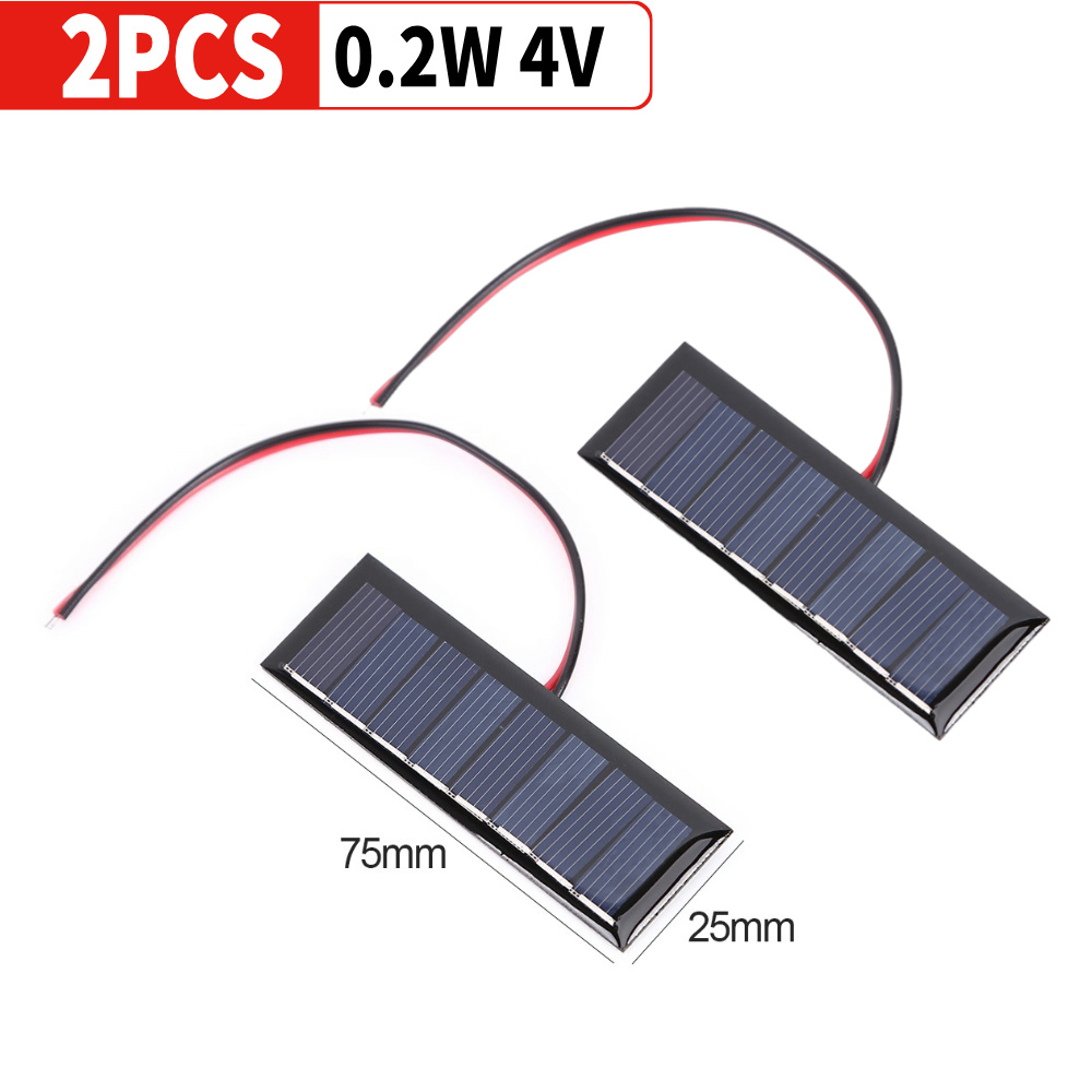 Mini Pet Zonnepaneel 5V 60mA Zon Mobiele 2 Stuks Polykristallijne Zonnecel Fotovoltaïsche Panel Voor 3.6V Batterij charger Diy Speelgoed Led: Sneeuw Camouflage
