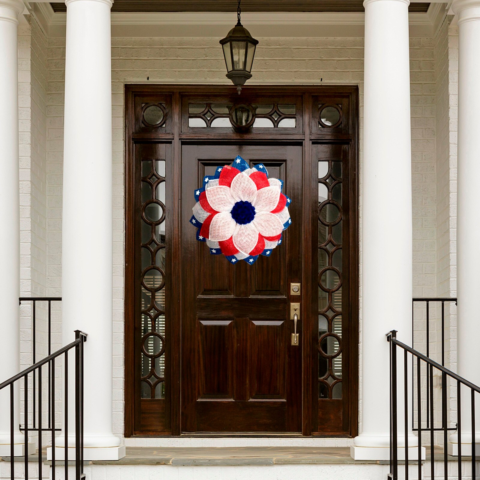 Patriotic Wreaths For Front Door Fourth Of Julys Wreath And Veterans Day Decor Great-patriotic Wreath Door Election Vote Garland