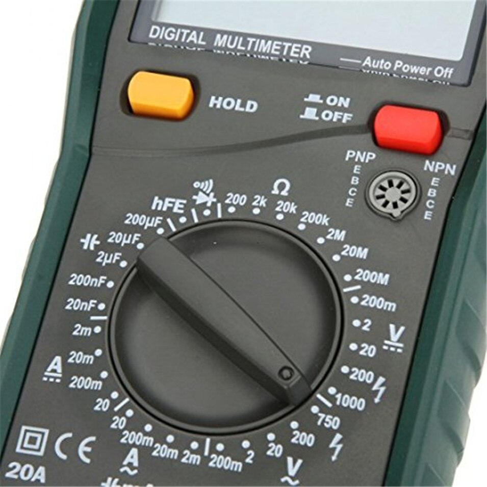 MASTECH MY61 DMM Digital-Multimeter AC/DC Amperemeter Voltmeter Ohmmeter Professionelle w/Kapazität & hFE Test Tester Meter