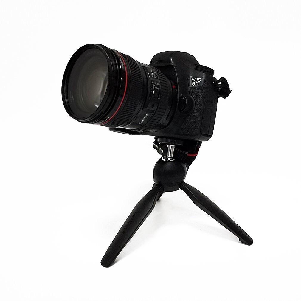 YUNTENG 228 Mini Self-Tripods Holder Clip Desktop for Digital Camera Smartphone