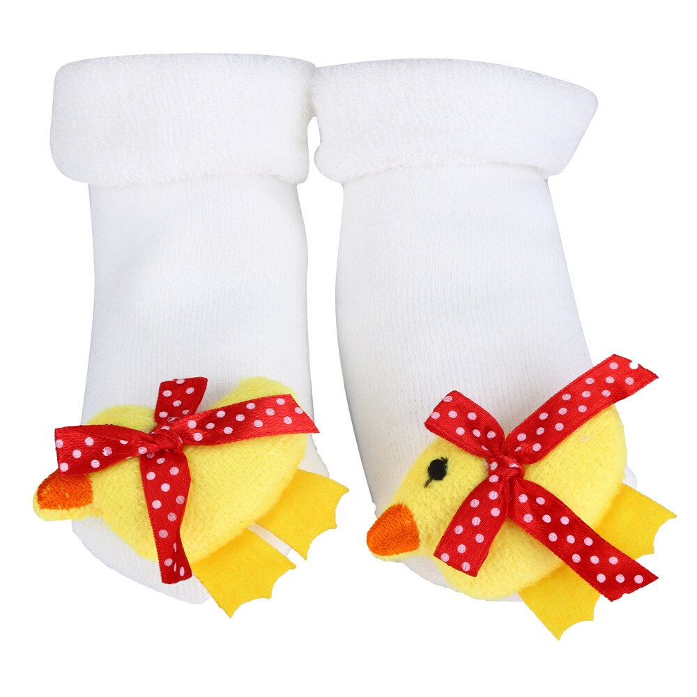 Enfant en bas âge enfants pied chaussettes hiver dessin animé mignon -né enfants bébé filles garçons anti-dérapant chaussettes pantoufle chaussures bottes: K