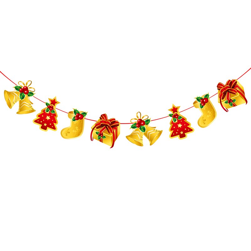 Produktbild von 3 Pieces Weihnachten Weihnachtsbanner Girlande Christmas Garland