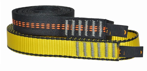 0.6--1.0M 29MM 2200KG Outdoor climbing downhill flat belt, rope protection resistant nylon flat band Yoga equipment