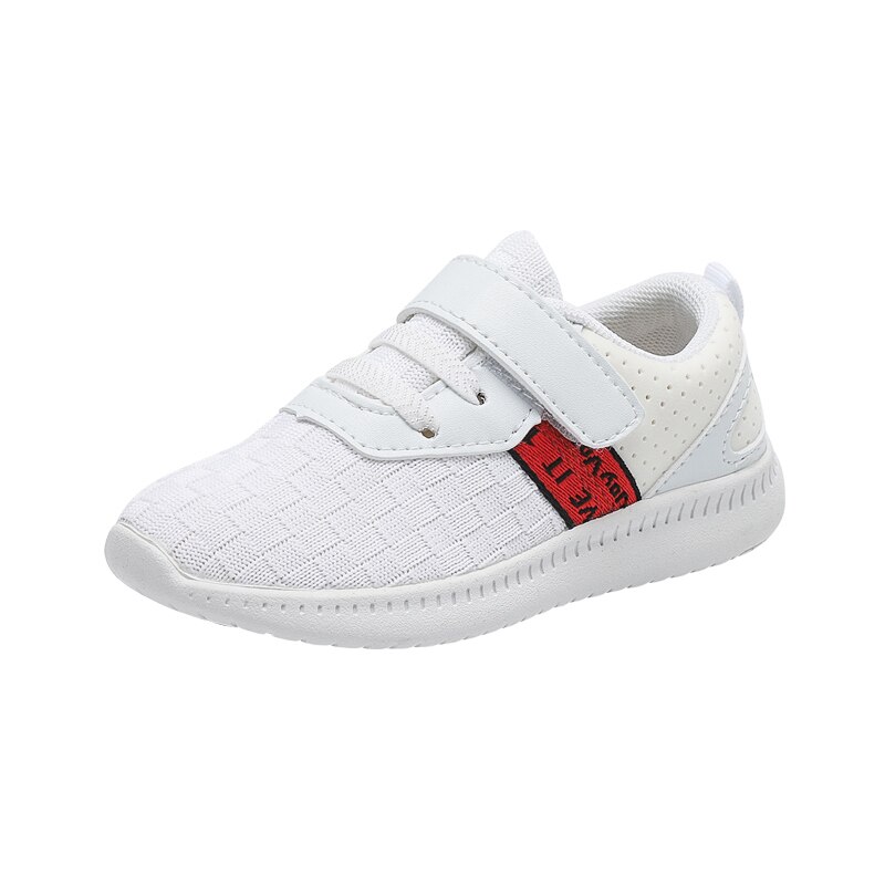 Lente Herfst Meisjes Jongens Sport Schoenen Antislip Zachte Bodem Kinderen Baby Sneakers Casual Kids Flat Sneakers Wit Canvas