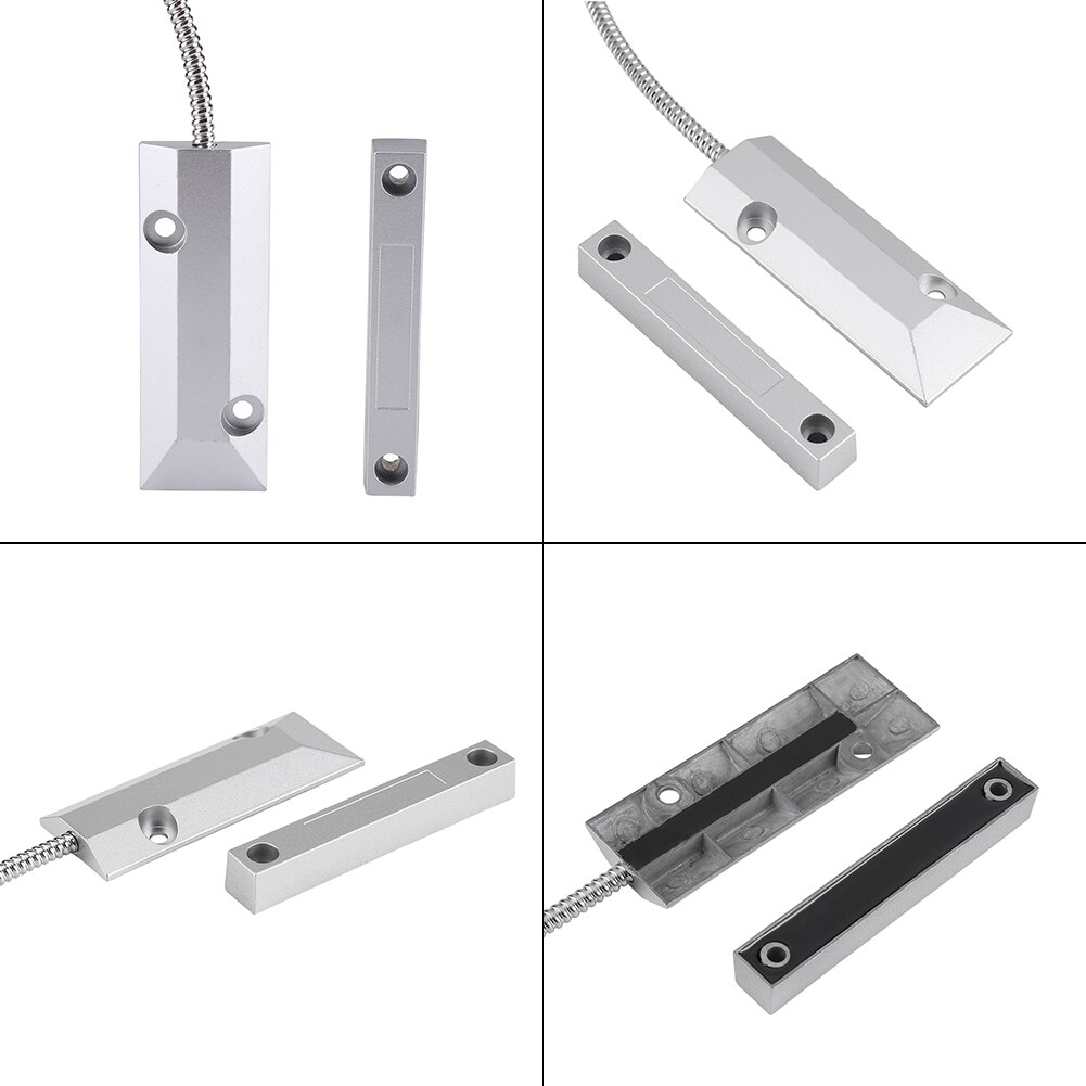 Wired Garage Metal Roller Shutter window door Door Sensor detector Magnetic Contact Switch