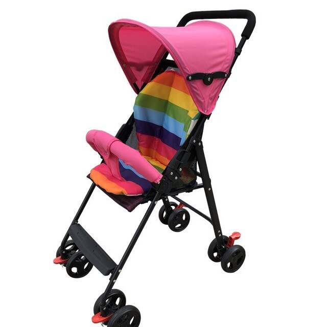 Cochecito de bebé ultraligero y portatil para niños pequeños con bolsillo plegable puede sentarse y poner un solo botón bebé carro: S10