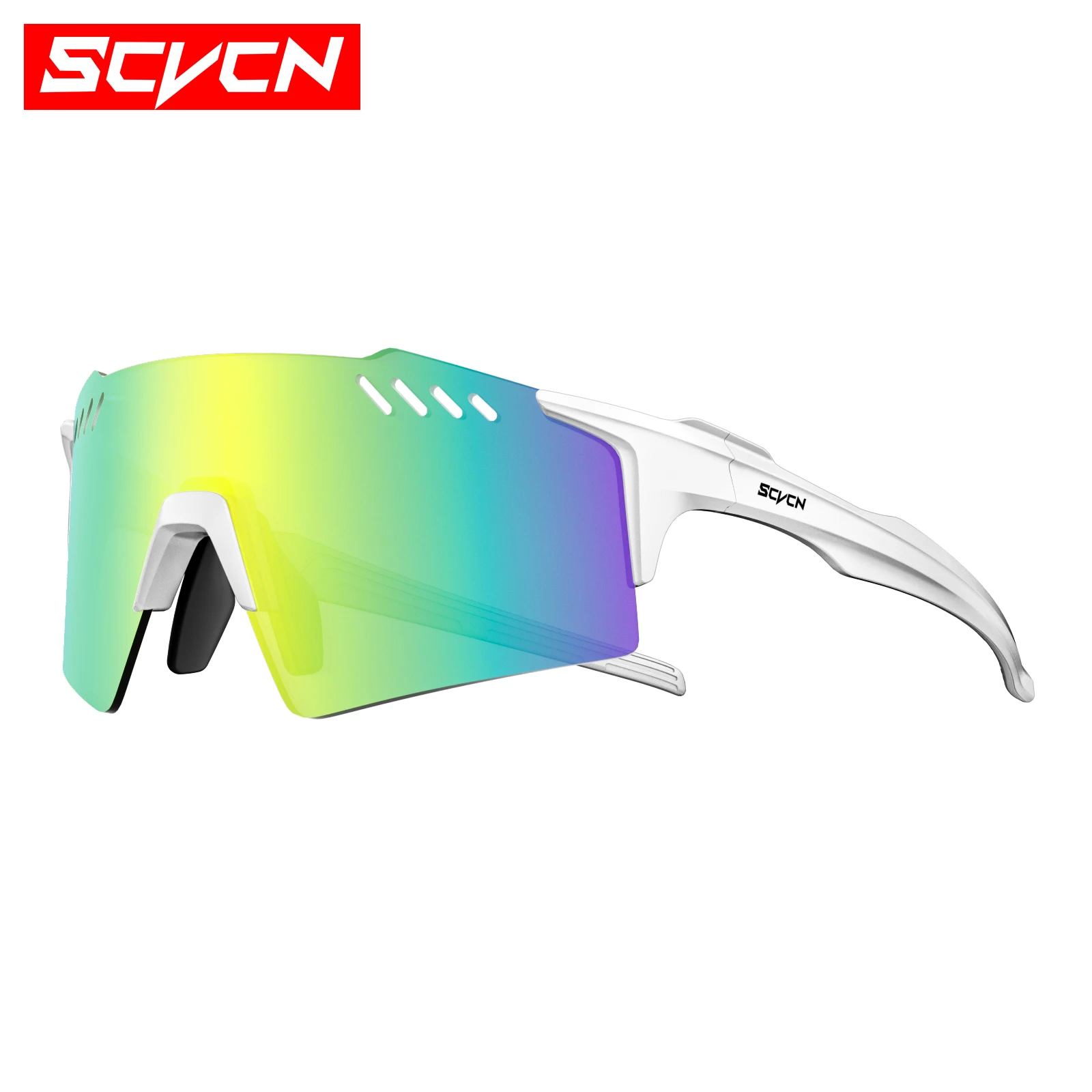 SCVCN gafas de sol fotocromáticas para exteriores, gafas deportivas para ciclismo, gafas para hombre, gafas de escalada MTB, gafas para mujer para conducir en bicicleta: Gris