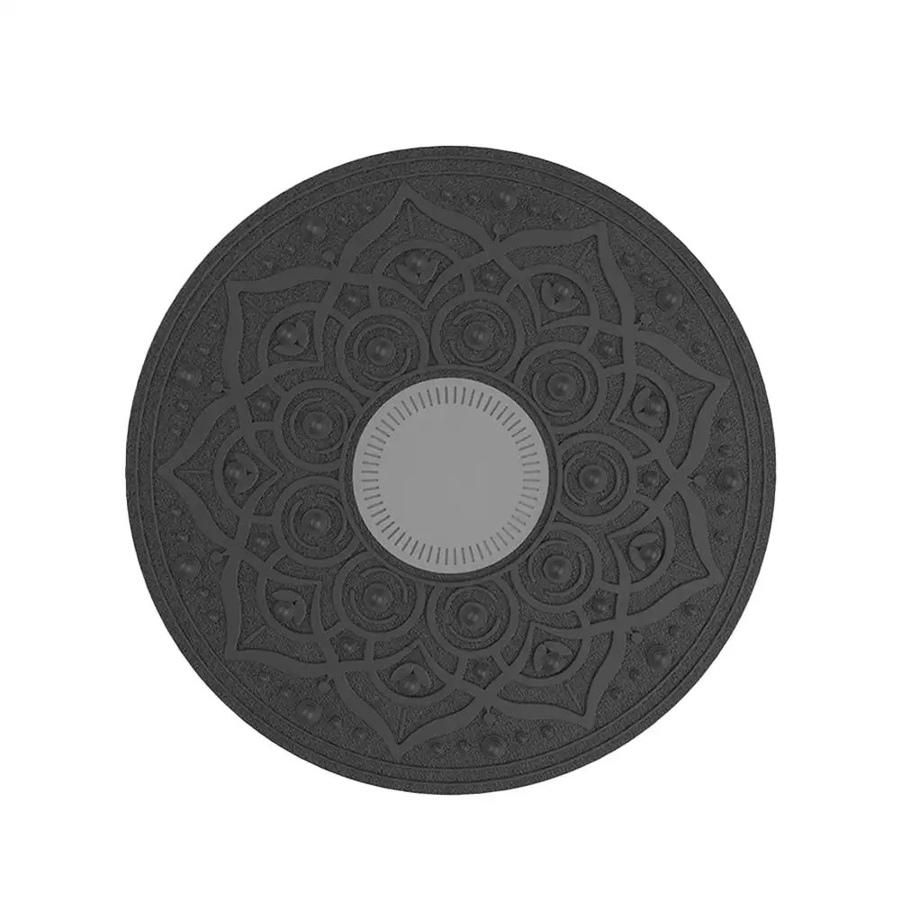 Wobble Balance Board Balance Exerciser Antislip Balance Trainer Draagbaar stabiliteitsbord voor volledige lichaamsoefeningen: GRIJS