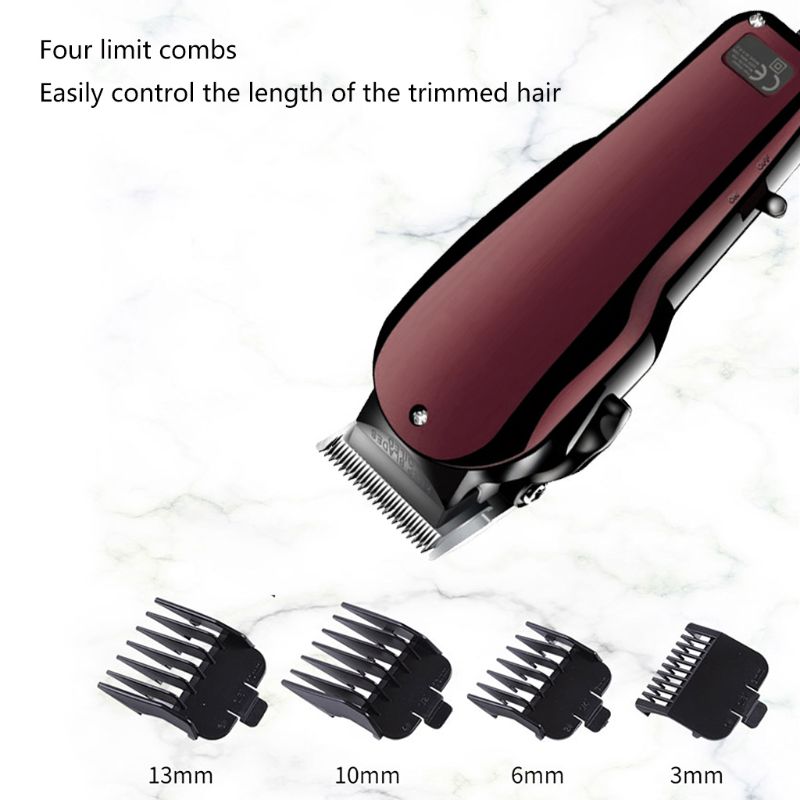 Men Electric Trimmer Vintage Hair Style Haircut Machine Barber Clippers