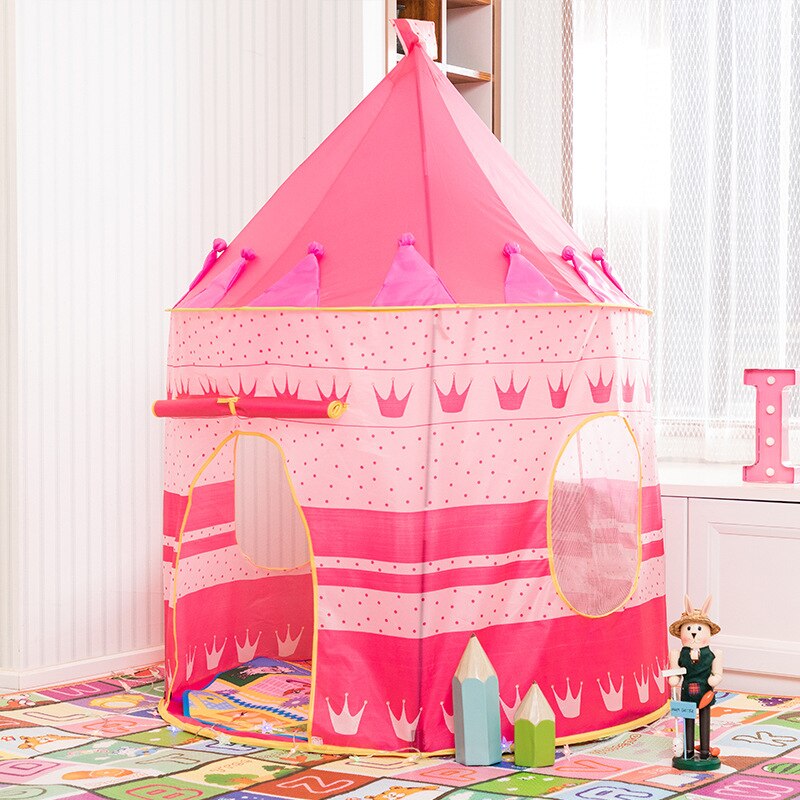 BAAOBAAB ZP03 Spelen Tent Draagbare Opvouwbare Tipi Opvouwbare Tent Kinderen Jongen Castle Cubby Play House Kids Outdoor Speelgoed Tenten