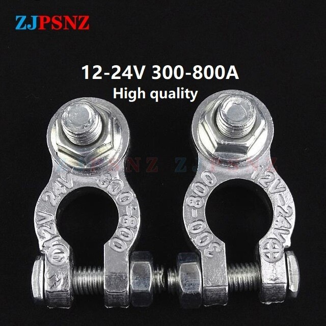 12v 24v auto auton akun napa yläreunassa pikapostin johdin kaapelin kiinnitysliitin positiivinen &amp; negatiivinen sähköliitin auton lisävaruste: 2 kpl yksittäinen