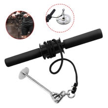 Pols Roller Onderarm Uitoefenaar Beroep Arm Sterkte Exerciser Met Zachte Foam Grip Handgrepen Hand Gripper Strengths Fitness Thuis