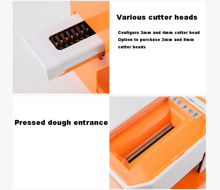 Pasta Machine Manual Noodle Maker Small Household Dough Sheeter Kitchen Hand-Cranked Press Machine