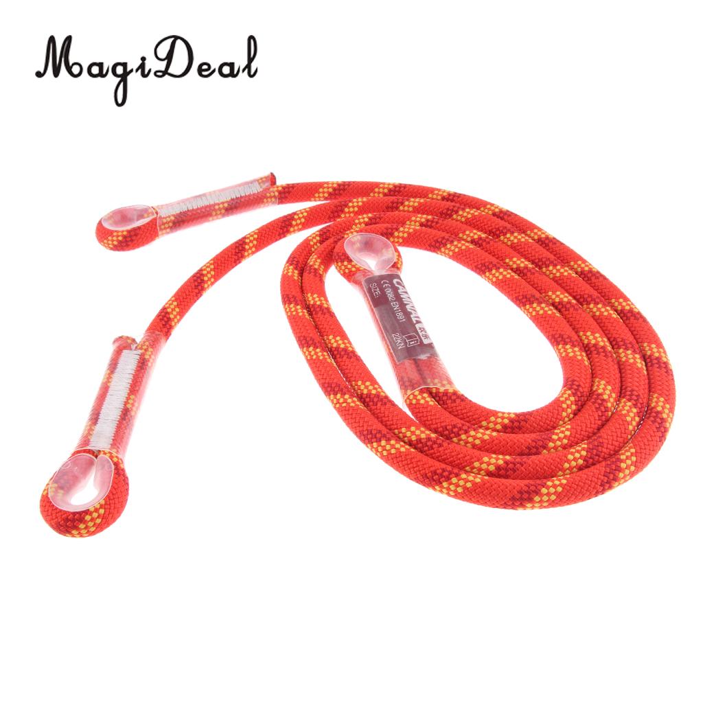 10.5mm Klatrereb Prusik Loop Syet - Klatring, Caving, Redning, Bjergbestigning: Orange 100cm