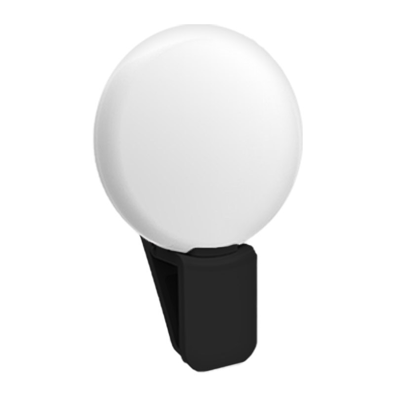 Flash de lumière de remplissage d'anneau de LED d'appareil-photo portatif pour le téléphone: Black