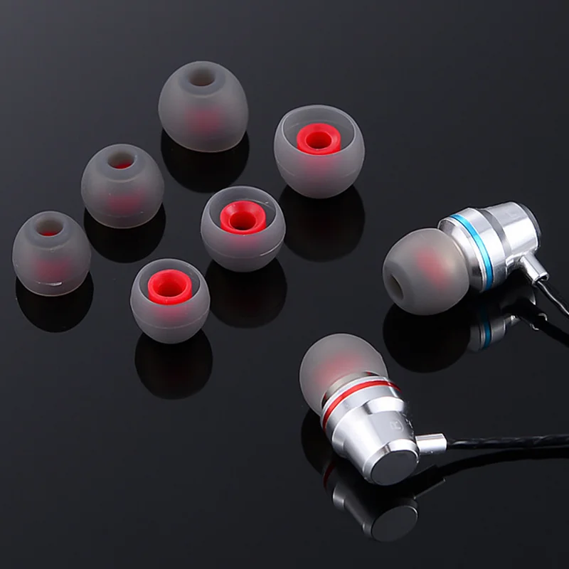 3/1 pares de almohadillas para auriculares, puntas para auriculares, almohadillas de silicona para auriculares L M S, cubiertas para auriculares internos, accesorios para auriculares