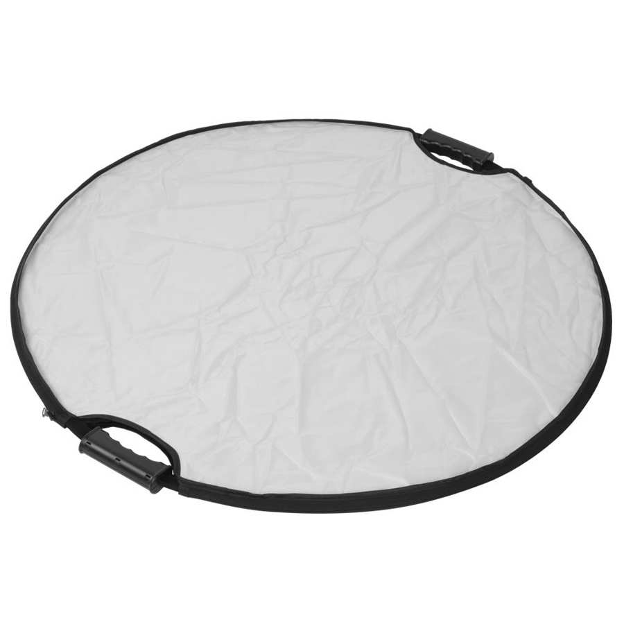 Reflector Panel 5 in 1 Reflective Fabric Double Handle Round Folding Reflector Panel for Fill Light for Indoor and Outdoor