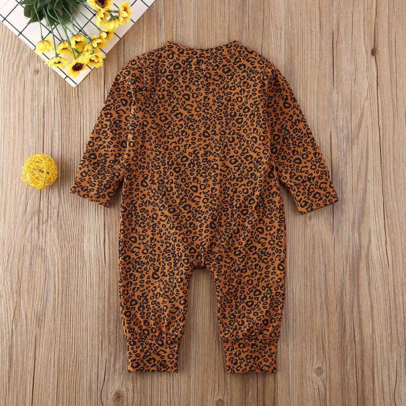 0-18M Infant Baby Junge Mädchen Langarm-body Overall Insgesamt Outfits