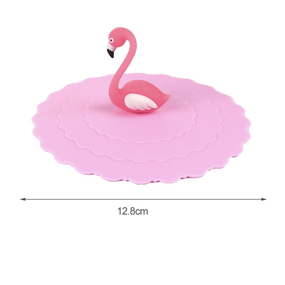 Flamingo formet kop kasket tegneserie formet pink serie silikone kop cover pige hjerte blonde kop støvtæt kasket