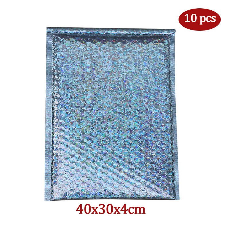 Blue Aluminized Film Bubble Envelope Mailer Cosmetics Clothing Valuables Protect Shockproof Padded Packaging Bags: Style 4