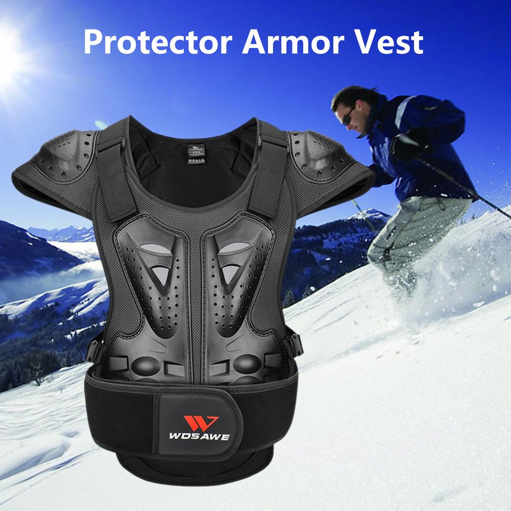Adult Protective Vest Chest Armor Riding Ski Skateboard Skating Protective Gear Equipment Multi-functional Removable Adult Armor
