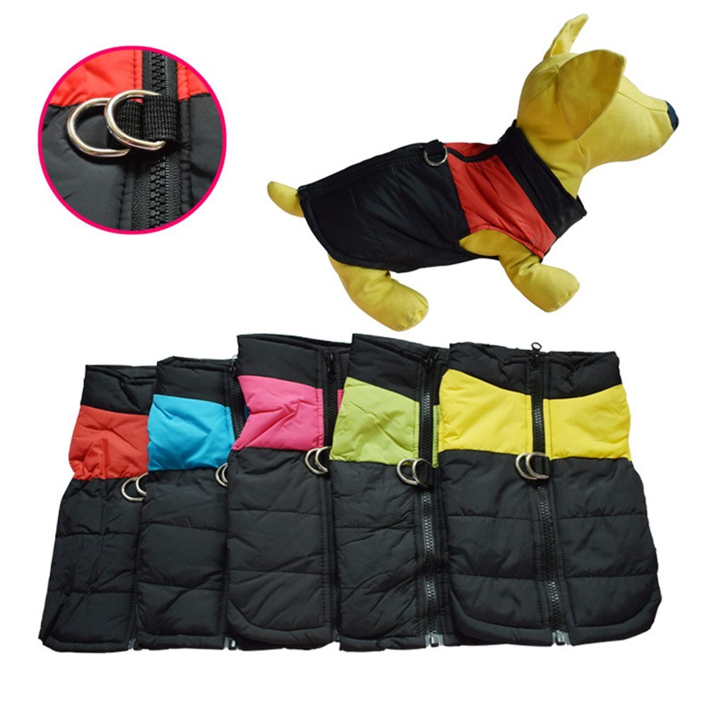 Waterdichte Warme Hondenkleding Huisdier Jas Winter Vest Gewatteerde Rits Jas Hondenkleding Voor Kleine Medium Grote Honden Outfit (12, L