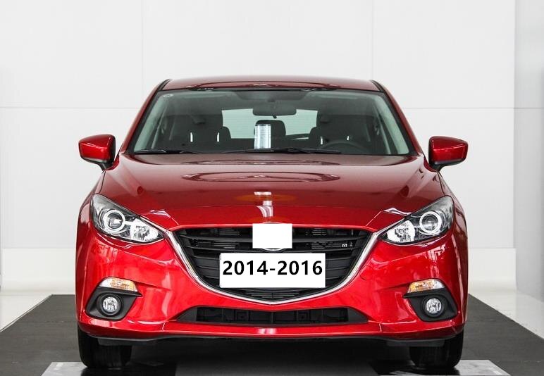 Fog Lamp Set 12V Fog Light Chrome Strip for Mazda 3 Front Lamp for Axela Warning Lights Clearance Lights Marker Lamps