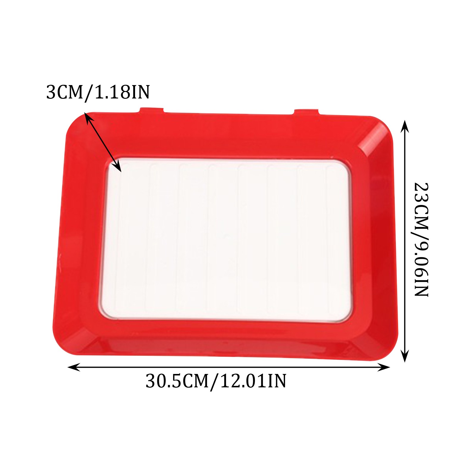 Reusable Food Preserving Tray Food Trays Stackable Tray Fresh Tray Storage For Food Foldable Storage Refrigerator Use: Blue