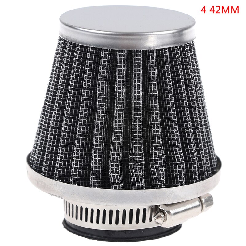 1pc universal motorcykel luftfilter element auto svamp huvud pod renare dubbel skum filter 28/35/39/42/44/48/50/52/54/60mm: 42mm