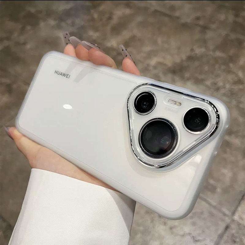 Für Huawei Pura 70 Hülle Huawei Pura 80 Profi Handyhülle Huawei Pura 70 Ultra 80 Profi + Transparente Silikon-Kameraschutzhülle