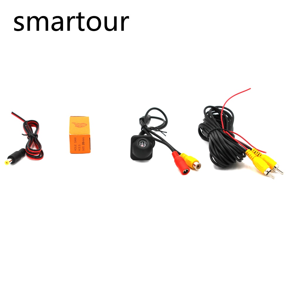 Smartour Auto Reversing Parking Camera Intelligent Dynamic Trajectory Tracks Rear View Camera HD CCD Reverse Backup Assistance