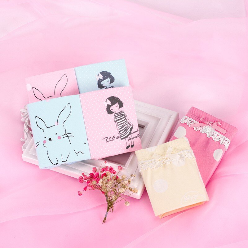 2-12t meisjesondergoed kinderen 2 stuks effen katoenen cartoon print slips boxershorts korte broeken peuter kinderen onderkleding