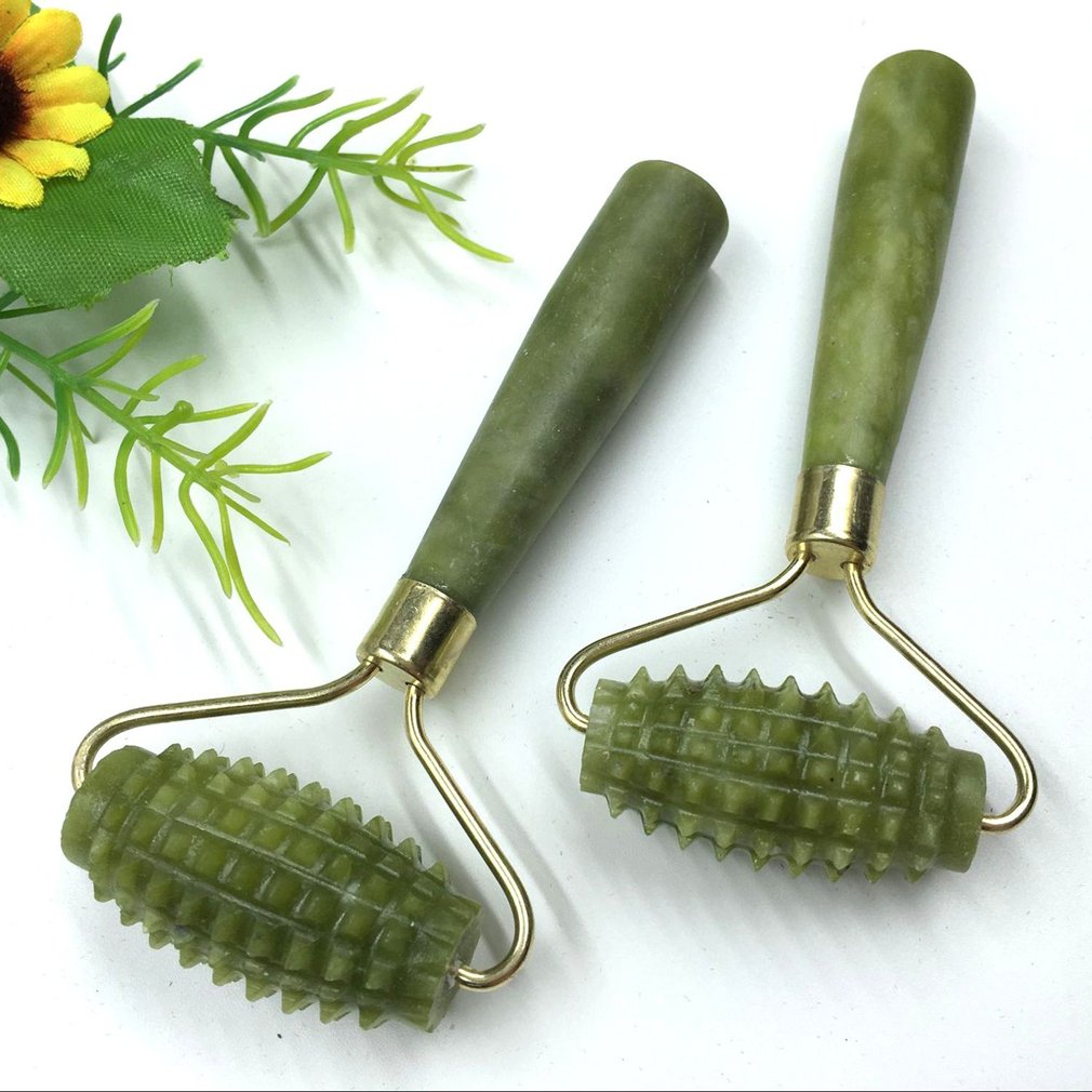 Jade Manual Body Massage Roller Voet Hand Nek Schouder Massage Ontspanning Pijnbestrijding Gezondheidszorg Acupressuur Punt Therapie