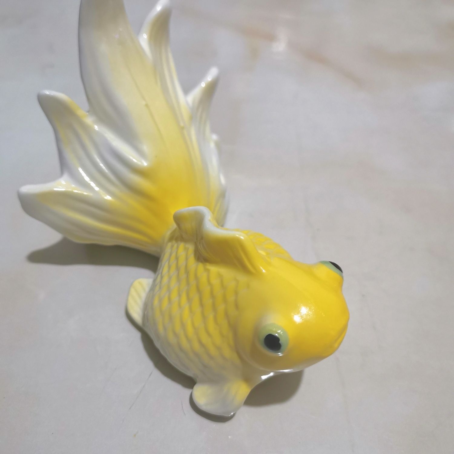 Ceramic Goldfish 3D Wall Decoration Ornaments Tea Art Tea Pet Ornaments Fish Tank Landscaping Statue Sculpture Home Decore: 2