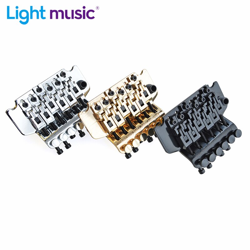 Elektrische Gitaar Tremolo Brug Systeem 6 String Dubbele Roll Staartstuk Zadel Voor Elektrische Gitaar Vervanging Zinklegering Materiaal