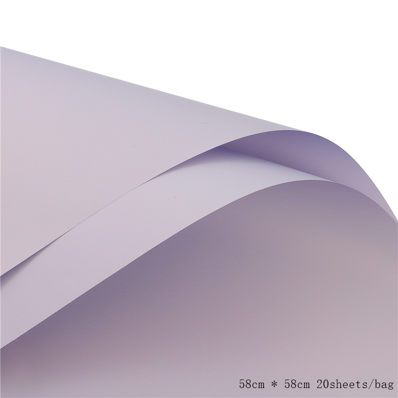 Papel de de flores grueso mate coreano, papel mate, impermeable, 20 hojas