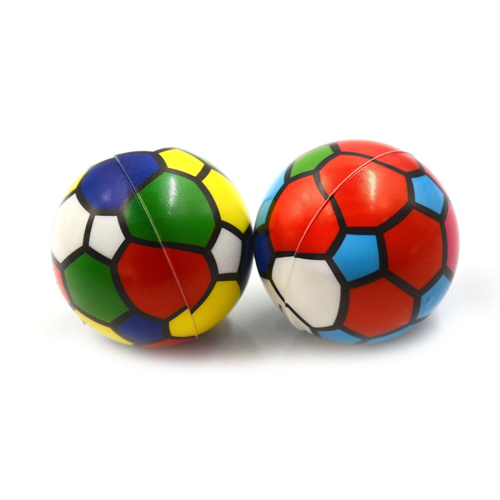1PCS Colorful Cute Message Sponge Foam Ball Hand Wrist Exercise PU Rubber Balls For Relaxation Squeeze Stress Ball