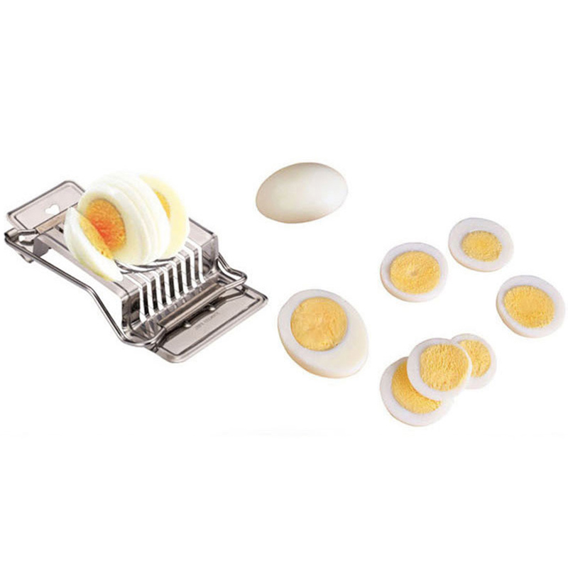 Stainless Steel Wire Egg Slicer Cutter Chopper For Hard Boiled Eggs Multipurpose Strawberry And Mushroom Slicer