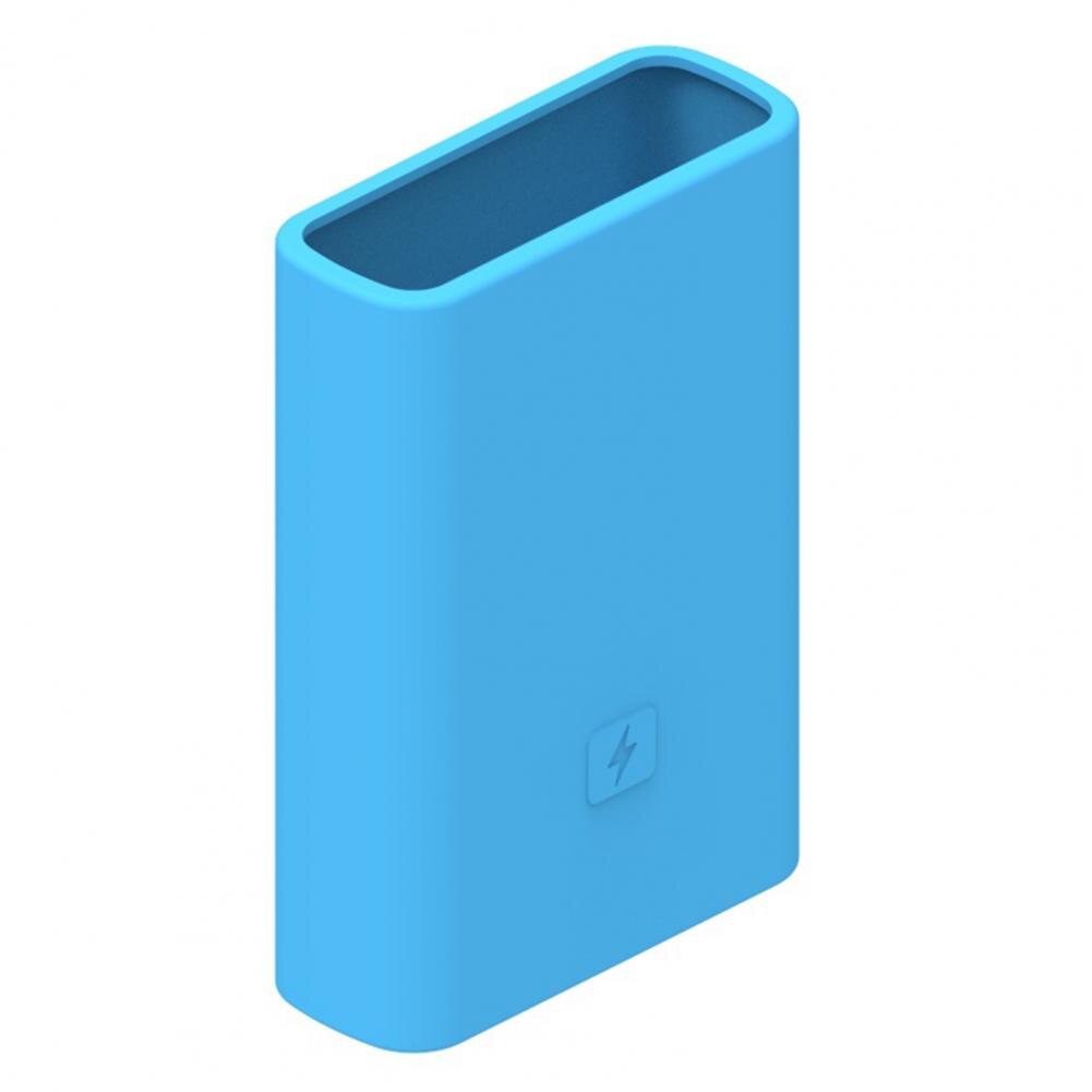 Schutzhülle für powerbanks, staubdichte silikonhülle – flexible, strapazierfähige und weiche silikonhülle: Blau