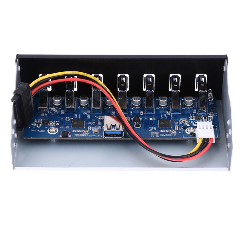 7 Ports USB 3.0 Hub 5Gbs 5.25