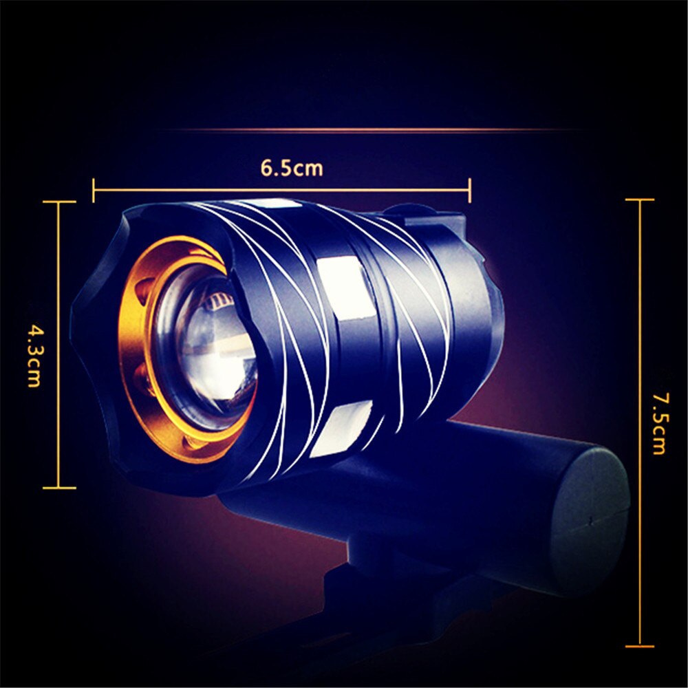 T6 LED Cycling Bike Bicycle Head Light Flashlight With 3 Modes Torch USB Night Cycling Riding Bicycling water-resistant #45